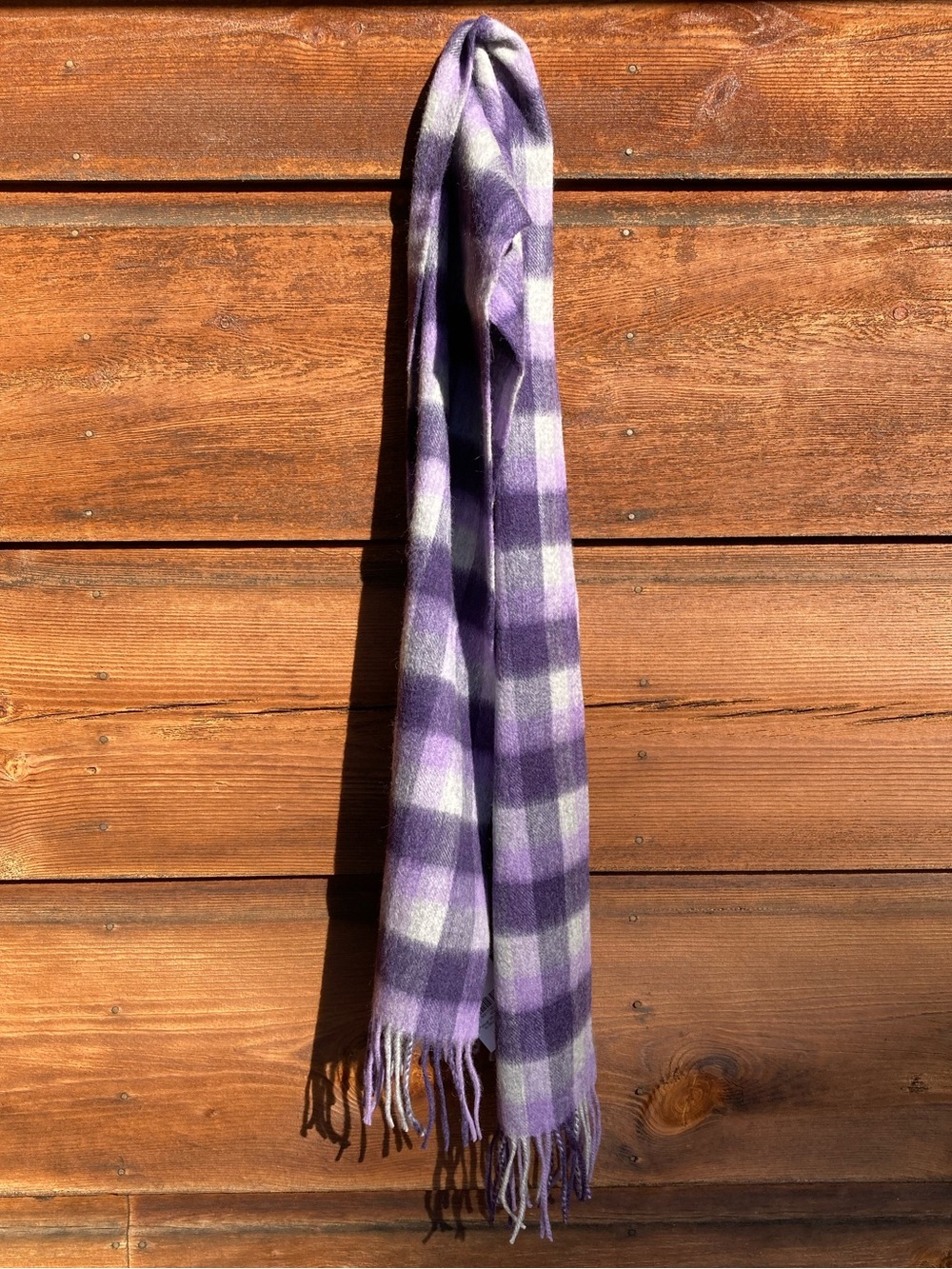 Lambswool Plaid Scarf Edinburgh